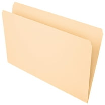 Office Depot® Brand File Folders, Straight Cut, Legal Size, Manila, Pack Of 100