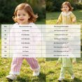 thumbnail image 4 of NOLDARES Kids Infant Girls Cute Fall Winter Clothing Outfits 2pcs Long Sleeve Print Graphic Tee and Relaxed Joggers Set Clothes(Yellow,0-6 M), 4 of 9