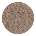 thumbnail image 2 of Infinity Collection Solid Shag Round Rug by Rugs.com ‚Äì Khaki 5' Round High-Pile Plush Shag Rug Perfect for Dining Rooms, Breakfast Nooks, Kitchens and More, 2 of 6