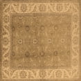 thumbnail image 1 of Ahgly Company Indoor Square Oriental Brown Traditional Area Rugs, 8' Square, 1 of 4