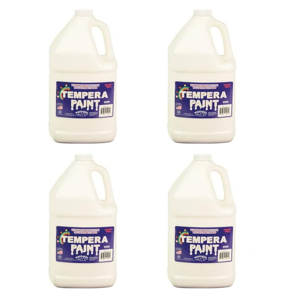 Set de pintura Constructive Playthings, lavable al temple, 4 L, blanco