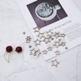 thumbnail image 3 of ESTONE 100pcs Laser Cut Wood 1-3cm Mix Wooden Hollow Star Shape Craft Wedding Decor, 3 of 8