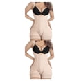 thumbnail image 3 of Qarigey Entrenador de cintura femenina para niñas, hebilla de 4 filas, correa de modelado de vientre de alta compresión, corsé femenino de Color de piel S 2Conjunto, 3 of 6