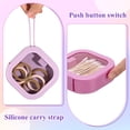 thumbnail image 4 of Organizador de corbatas para el cabello Kathfly, contenedor portátil para accesorios, 4 unidades, 4 of 6