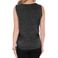 thumbnail image 3 of Guardurnaity Nlife - Camiseta sin mangas para mujer con cuello en V y botones con lazo frontal Prendas para la parte del cuerpo Gris SG, 3 of 6