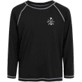 thumbnail image 3 of Quad Seven Boys' Rash Guard Shirt - 2 Pack Long Sleeve Swim Shirt (Size: 2T-18), 3 of 6