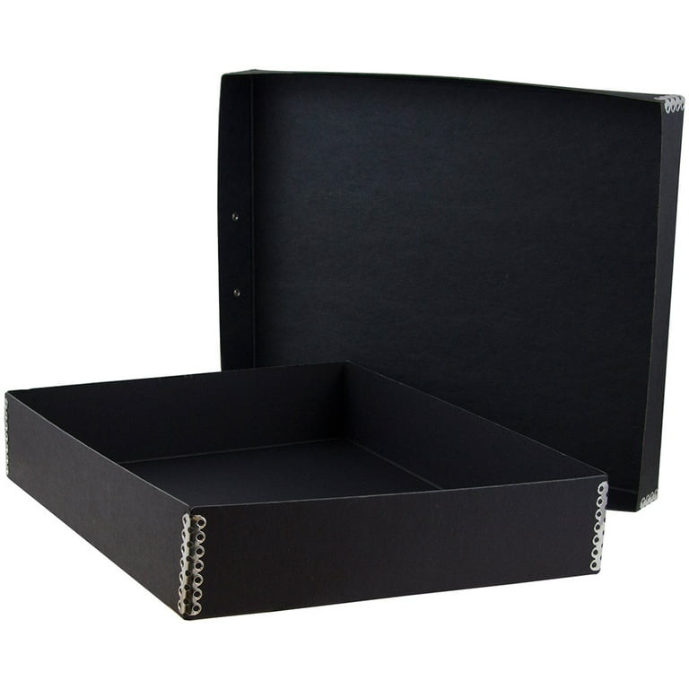  JAM PAPER Plastic Portfolio File Carry Case with Handles - 10  x 12 x 4 - Clear with Black Buckle - Sold Individually : File Sorters :  Office Products
