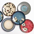 thumbnail image 3 of Creative Ceramic Hand-painted Western Plate Disc Color Flat Plate Soup Plate Dish Salad Dish Microwave Breakfast Plate, 3 of 5