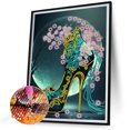 thumbnail image 2 of Cuadros Decorativos Kit de tacones altos de pintura de diamante de taladro con forma especial parcial de bricolaje 5D (YXC580) Wdftyju de costura negro 4 estilos, 2 of 9