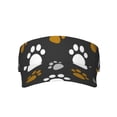 thumbnail image 2 of ZICANCN Sun Visors Hat for Women and Men, Animal Paw Print Graffiti Beach Hats, Sports Hat for Golf Tennis Running, 2 of 7