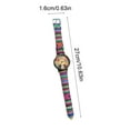 thumbnail image 3 of Leodye 1PCS Multicolor Watch Strap Accessory Fashion Replaceable Daily Use Watch Band Style Accessory -10.63 × 1.42 in, 3 of 6