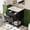 Black + Ceramic + Solid Wood + MDF, variant on 18 Small Bathroom Vanity with Ceramic Sink, Natural Wood Storage Cabinet with Adjustable Shelf, Soft-Closing Hinges for Small Space Solution