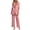 Pink, variant on Women's Suiting Sleeveless Suit Vest and Wide Leg Pants Set 2 Piece Business Casual Suits for Women