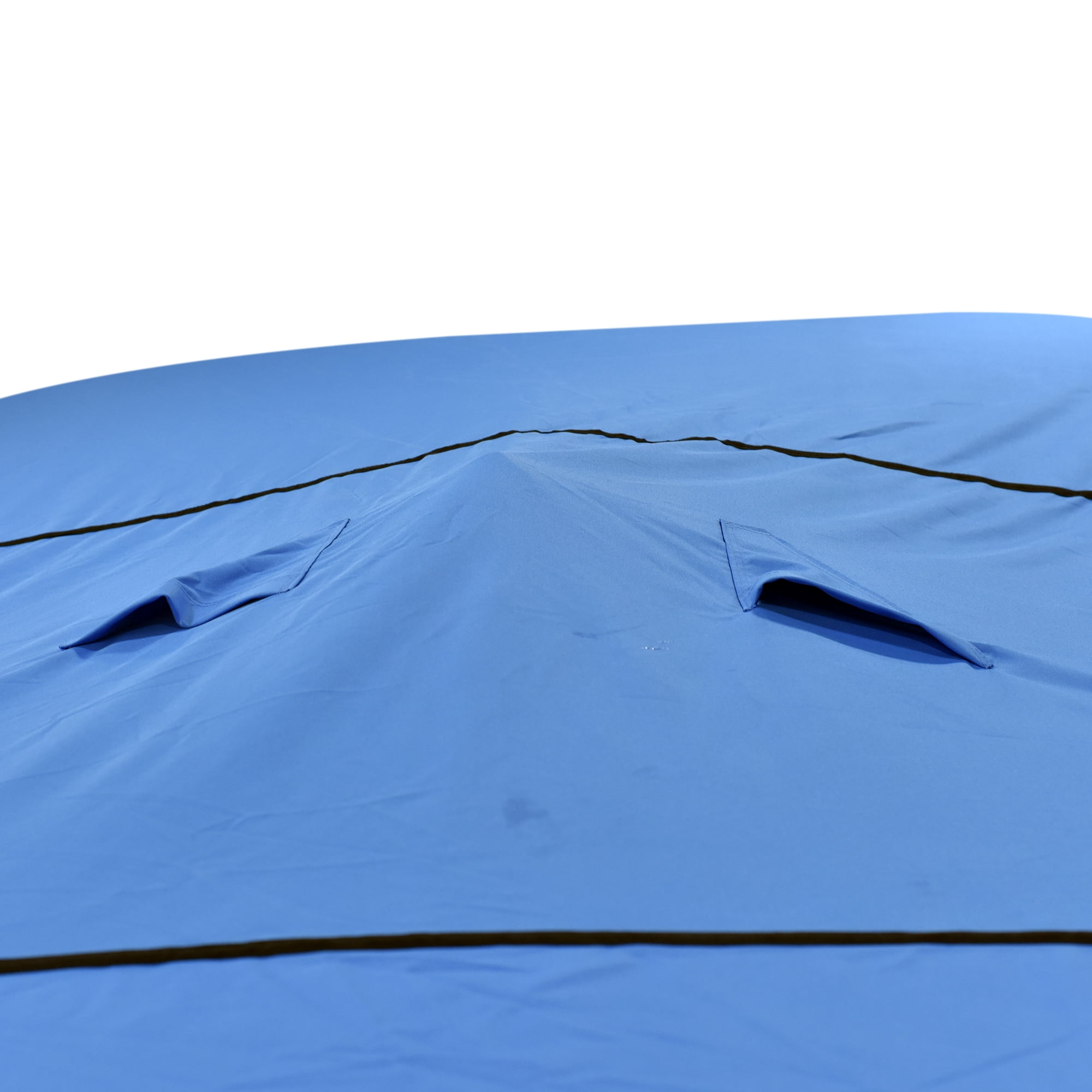 Budge B-1220-X7 1200 Denier Hard/T-Top Boat Cover Blue 22'-24' Long (Beam Width Up to 106") Waterproof, UV Resistant