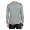 thumbnail image 2 of Mens Long Sleeve PosiCharge Competitor Polyester Tee Shirt Silver S, 2 of 8