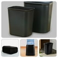 thumbnail image 1 of unbranded Bote De Basura Plástico Sin Color Negro Para Hogar Oficina Y Moderno, 1 of 8