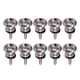 thumbnail image 5 of 10 piezas de correa de bajo de guitarra Yuyangstore Botones de correa de ukelele, 5 of 8