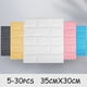 thumbnail image 2 of 5-30 piezas 35 cm * 30 cm DIY autoadhesivo 3D pegatinas de pared para dormitorio impermeable decoración del hogar fondo de pantalla de ladrillo de espuma, 2 of 5