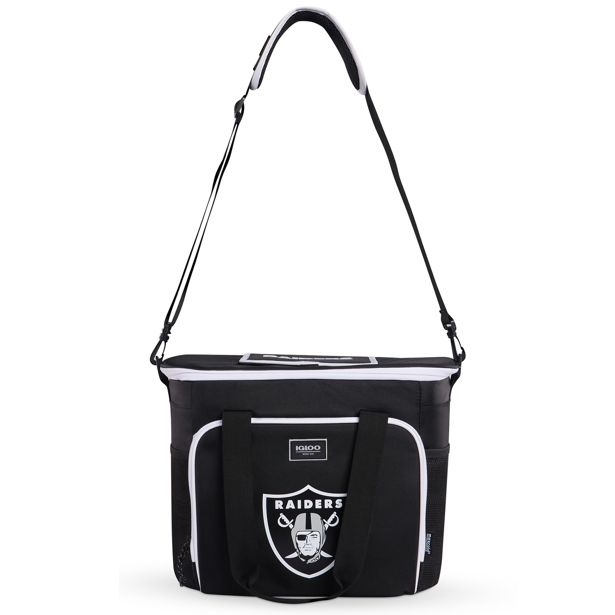 IGLOO Black Las Vegas Raiders 28-Can Tote Cooler