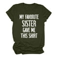 thumbnail image 6 of Elainilye Fashion Shirt for Women Funny Printed Pattern Casual Soild Color Short Sleeve Tops Blouse Graphic Tee,Green, 6 of 6