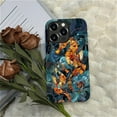 thumbnail image 5 of FKBRCL4U Compatible with iPhone 12 Pro Max Glossy Case, Ocean Seahorse Stained Glass Pattern for Girl Full Body Design Soft Silicone Drop Shock Scratch Protection for iPhone 12 Pro Max, 5 of 7