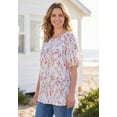 thumbnail image 3 of Woman Within Plus Size Blouson Peasant Tunic, 3 of 5