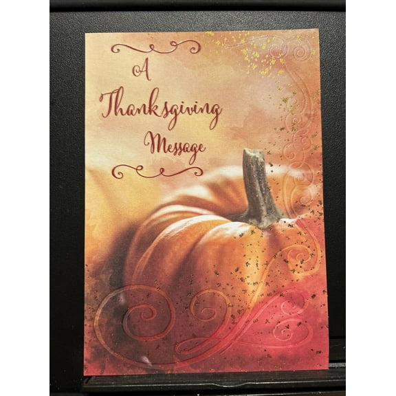 Happy Thanksgiving Greeting Card w/Envelope