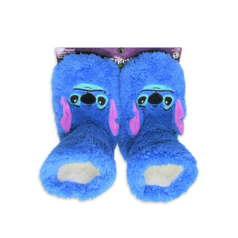  Disney Fluffy Socks Women, Stitch Multipack Slipper Socks, Stitch  Gifts (Pink/Blue Hearts) : Clothing, Shoes & Jewelry