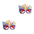 thumbnail image 4 of Billuyoard DIY Plume anteojos marco carnaval fiestas temáticas gafas vestido de baile disfraz fiesta favores gafas foto Prop carta Carta 2piezas, 4 of 6