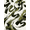 Green, Pattern 3, variant on ODIKA 5'x7' Machine Washable Non-Slip Area Rug, Abstract Olive Green High Traffic Rug, Green, 1284501