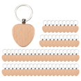 thumbnail image 1 of 60 Piezas CorazóN en   de Madera  de PromocióN DIY  Colgante Etiquetas Regalos Promocionales, 1 of 1