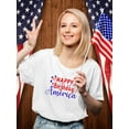 thumbnail image 2 of Happy Birthday America. T-Shirt Women -Image by Shutterstock, Female Medium, 2 of 4