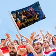 thumbnail image 4 of Monchhichi Bandera impresa con temática, regalo perfecto para fanáticos, amigos y familiares, y adecuada para actividades al aire libre e interiores, decoraciones de fiesta.120cm×180cm, 4 of 6