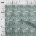 thumbnail image 2 of oneOone Georgette Viscose Grayish Blue Fabric Travel Sewing Craft Projects Fabric Prints By Yard 42 Inch Wide, 2 of 4