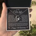thumbnail image 2 of 12th Anniversary Necklace for Wife from Husband 12 Years Anniversary Jewelry for Her Women Forever Love Pendant, 2 of 11