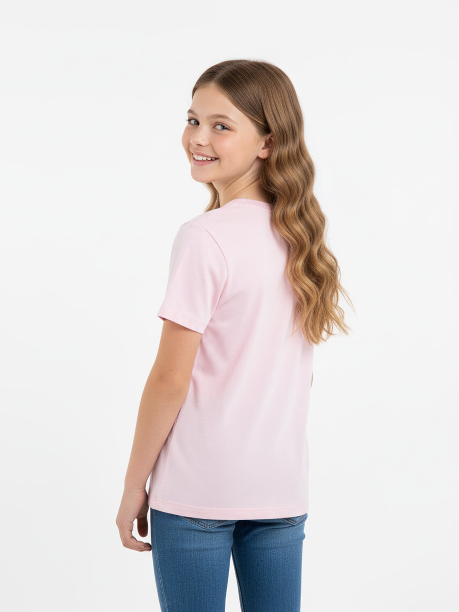 Squishmallows Girls Graphic Tee with Short Sleeves, Sizes 4-16