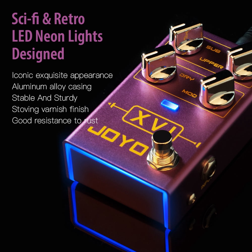 JOYO R-13 Octave Pedal Modulation Effects Independent Adjusting for Electric Guitar