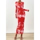 thumbnail image 4 of Vestido PRETTYGARDEN 2025 de manga larga con fruncido ajustado XXL, 4 of 8