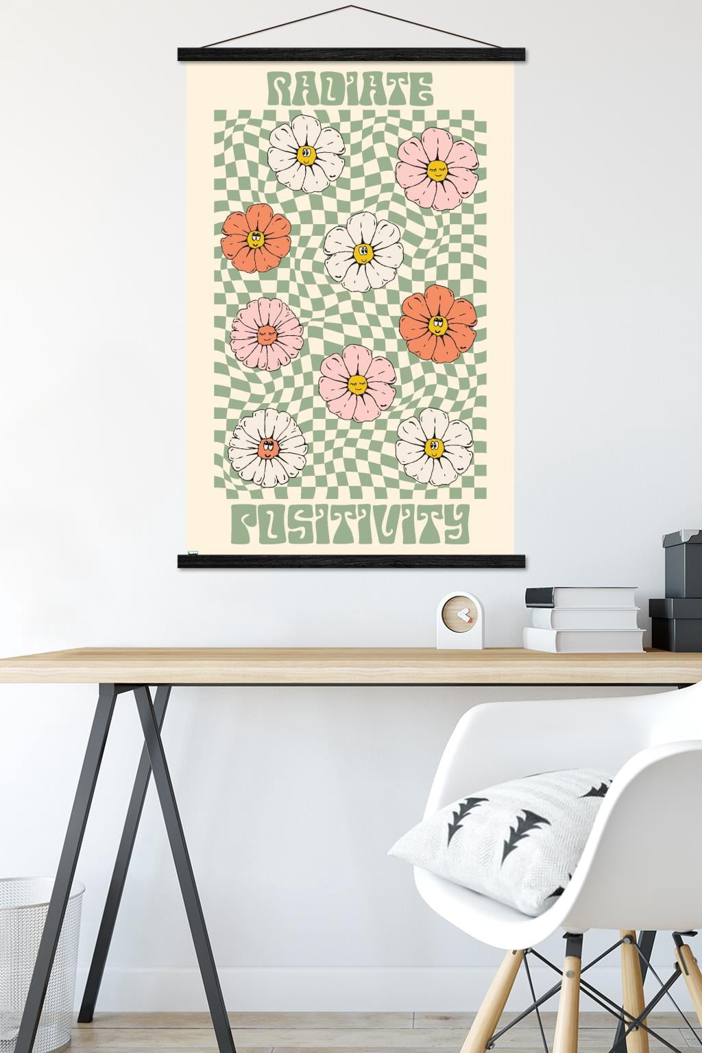 Radiate Positivity Wall Poster with Magnetic Frame, 22.375" x 34"