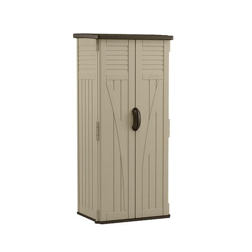 BMS2000 Storage Shed, Vertical, Double-Wall Resin, 22-Cu ...