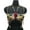Red, variant on Women's Exotic Colorful Beads Tassels Crop Top Body Chain Halterneck Body Jewelry Bralette for Music Festivals and Beach