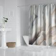 thumbnail image 2 of Tan Brown Marble Shower Curtain Set, Taupe Ombre Fabric Shower Curtain for Bathroom Decor, Modern Abstract Standard Shower Curtain for Bathtub, Luxury Wave Shower Curtain, 72 x 72, 2 of 4