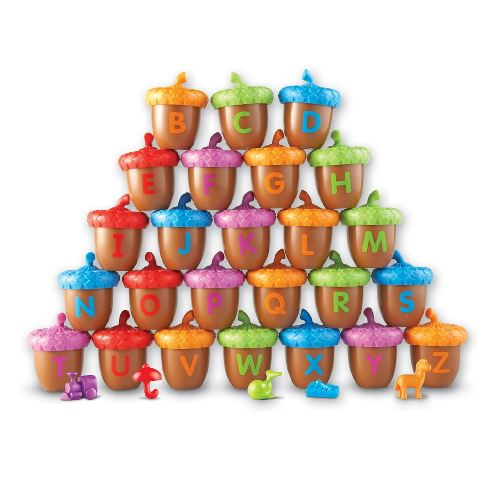Learning Resources Alphabet Acorns Activity Set, 78 Pieces, Assorted