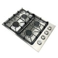 thumbnail image 3 of Crown 30 Inch 4 Burner Drop-In Stainless Steel Gas Cooktop LGC3001, 3 of 9