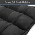 thumbnail image 6 of DMI 10lbs Adjustable Length Black Wrist and Ankle Weights 2 Pack, 6 of 7