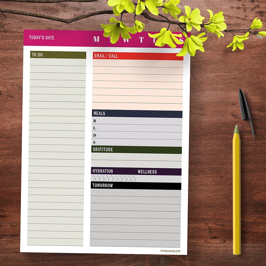 desk to do list pad desk to do list pad