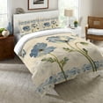 thumbnail image 2 of Laural Home  Blue Poppies Reversible Comforter King, 2 of 2