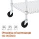 thumbnail image 2 of Heavy-duty commercial-grade utility cart - 2-tire steel service cart con wheels y low handle bar, 2 of 6