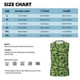 thumbnail image 5 of Lsque Crayfish Army Print Men's Cotton Blend Sleeveless Muscle Shirts (S-3XL)- Moisture Wicking, Odor Protection, UPF 30+,Medium, 5 of 8