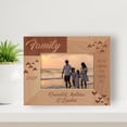 thumbnail image 1 of Family Are The Compass That Guides Us Personalized Wooden Frame-5" x 3 1/2" Brown Horizontal, 1 of 1